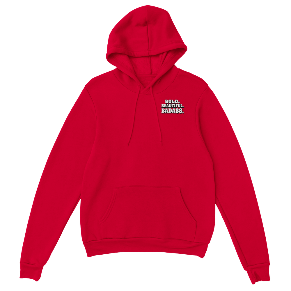 Bold.Beautiful.Badass. Heavy Blend Hoodie – Soft Cotton-Polyester Blend