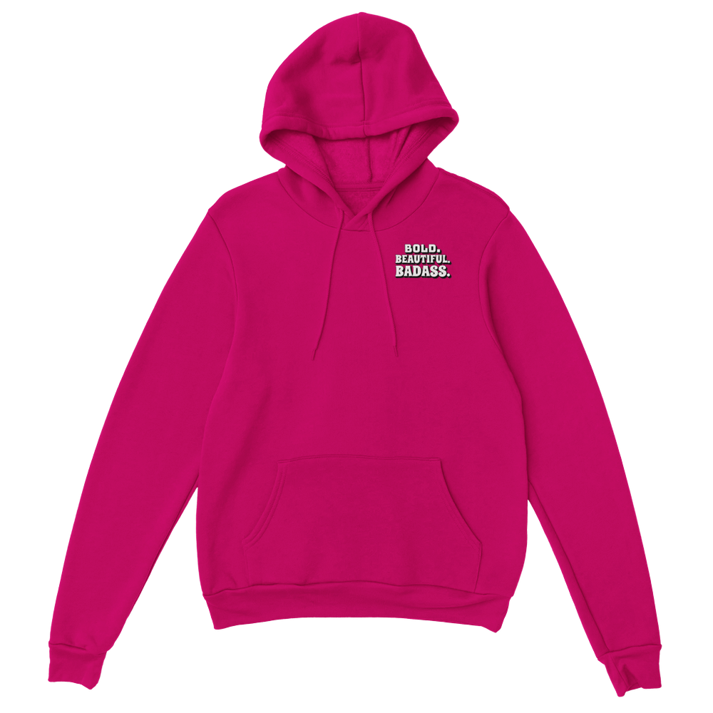 Bold.Beautiful.Badass. Heavy Blend Hoodie – Soft Cotton-Polyester Blend