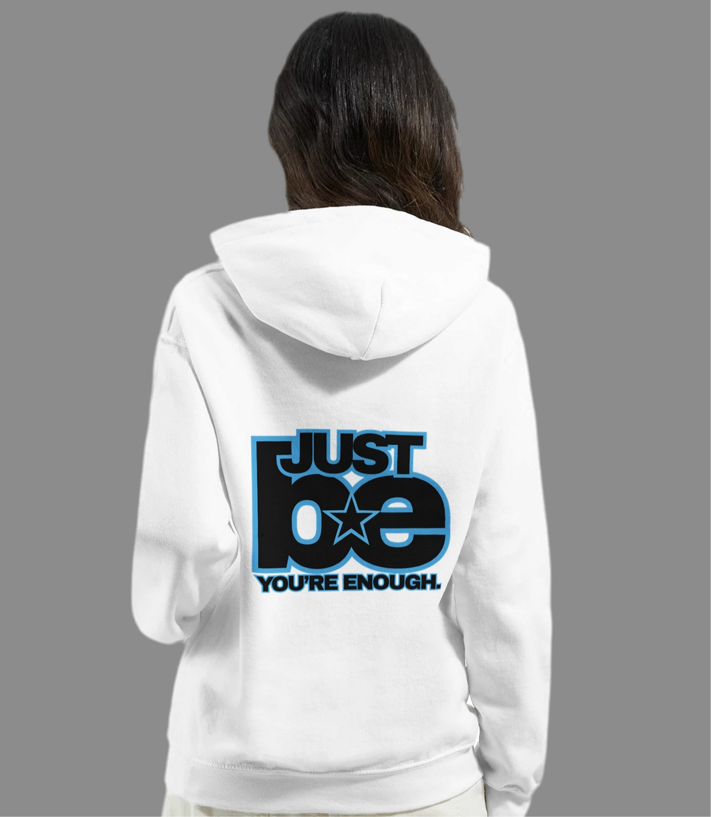 Billie Eilish Inspired 'Just Be. You're Enough' Classic Unisex Pullover Hoodie - Gildan® Heavy Blend