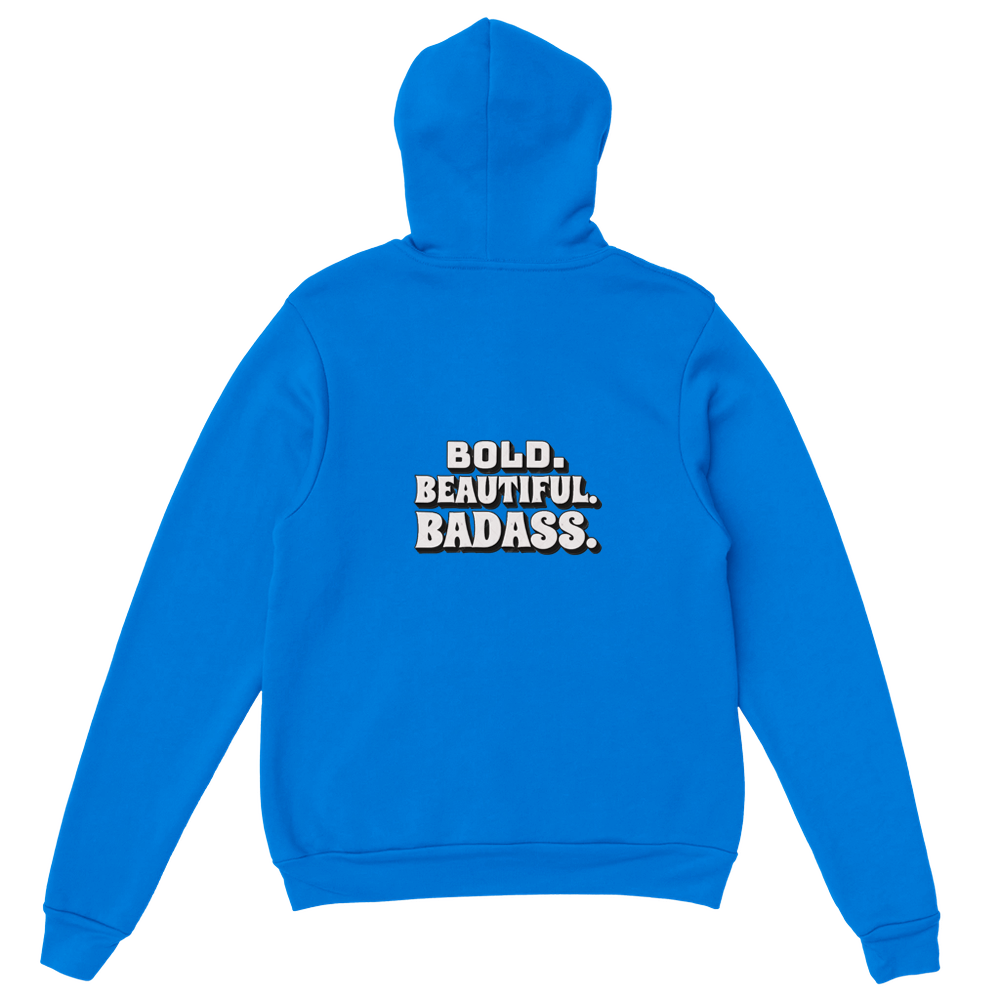 Bold.Beautiful.Badass. Heavy Blend Hoodie – Soft Cotton-Polyester Blend
