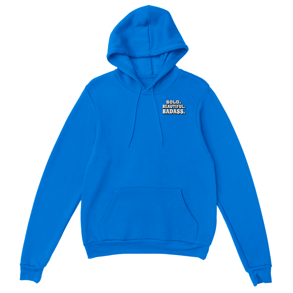Bold.Beautiful.Badass. Heavy Blend Hoodie – Soft Cotton-Polyester Blend
