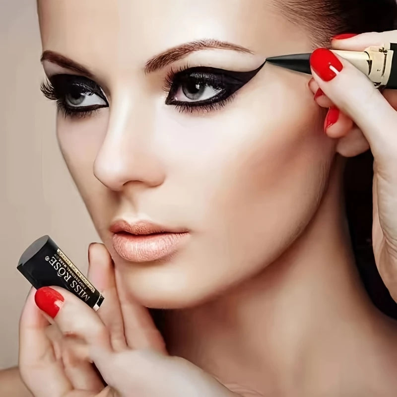 Matte Waterproof And Smudge Proof Eyeliner Balm Black Single-head Solid Eyeliner Balm Make-up for Women Cosmetics